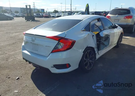 2020 Honda Civic Sport z USA, uszkodzony, nr VIN 2HGFC2F80LH600903